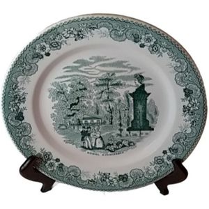 Vintage Gustavsberg Porcelain Decorative Wall Plate-KONGL DJURGARDEN